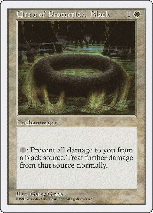 Circle of Protection: Black [5ED - N/A]