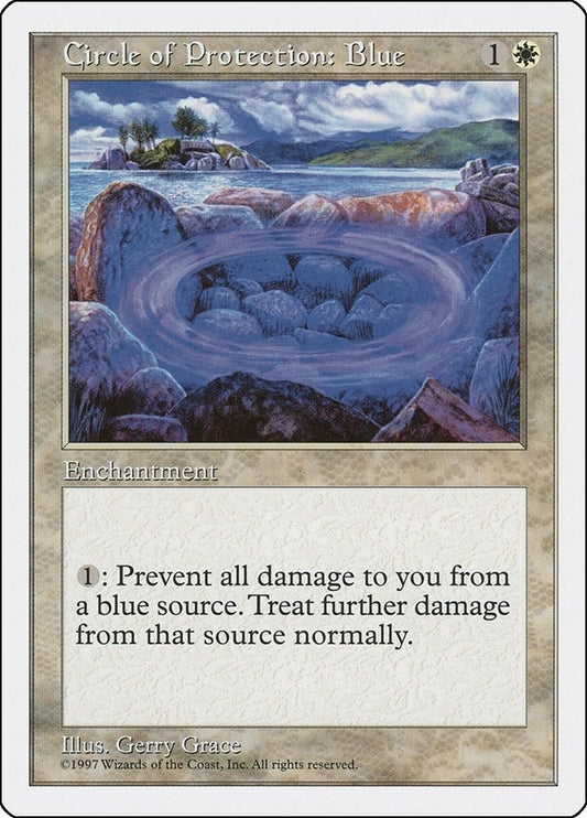 Circle of Protection: Blue [5ED - N/A]