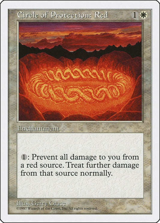 Circle of Protection: Red [5ED - N/A]