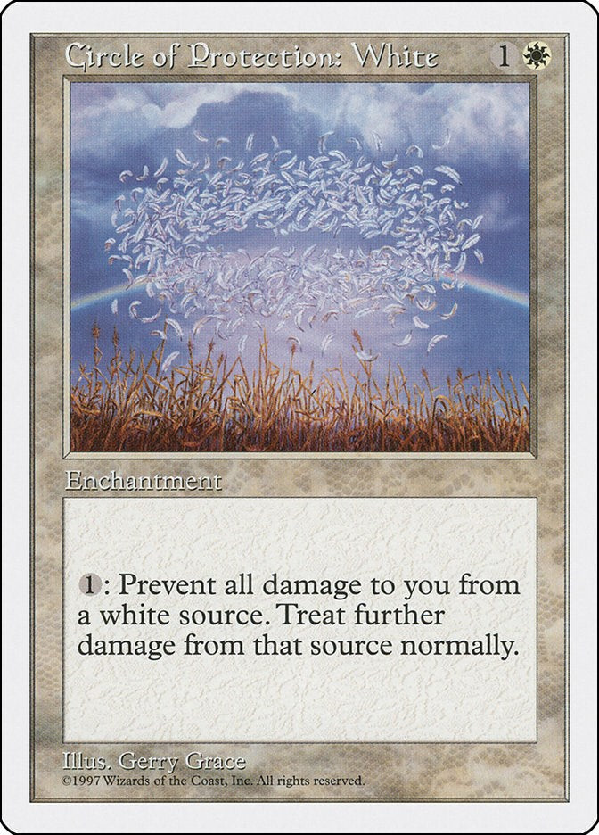 Circle of Protection: White [5ED - N/A]