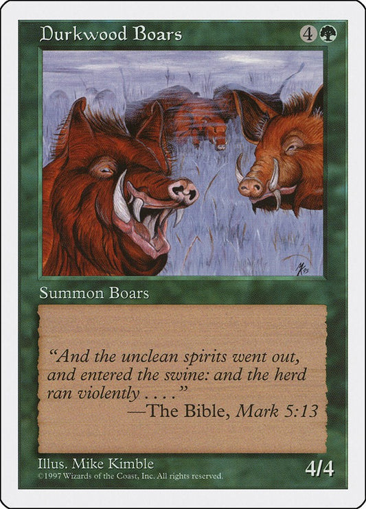 Durkwood Boars [5ED - N/A]
