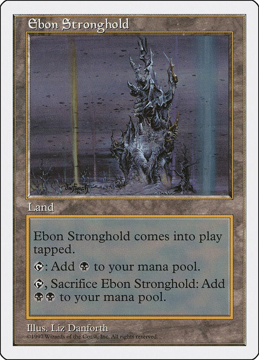 Ebon Stronghold [5ED - N/A]