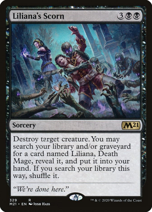 Liliana's Scorn [M21 - 329]