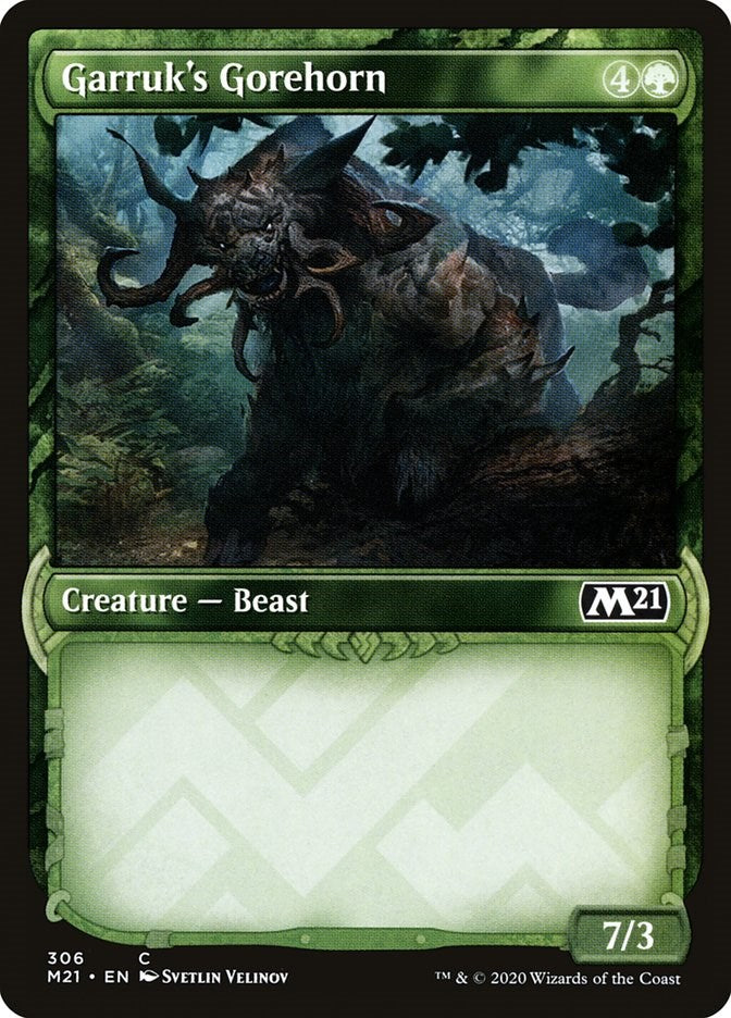 Garruk's Gorehorn (Showcase) [M21 - 306]