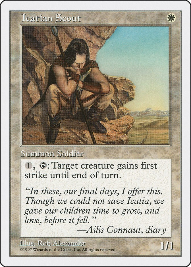 Icatian Scout [5ED - N/A]