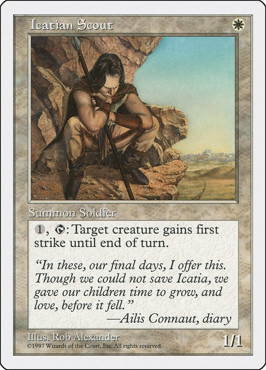 Icatian Scout [5ED - N/A]