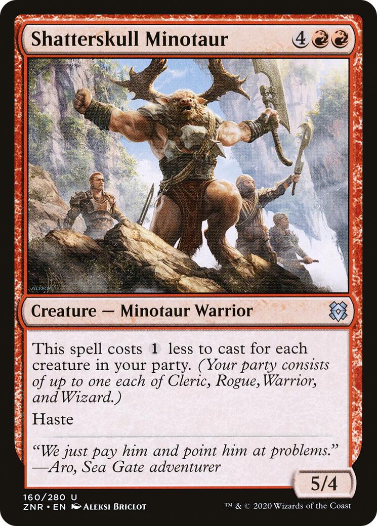 Shatterskull Minotaur [ZNR - 160]