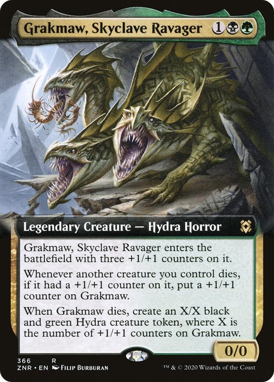 Grakmaw, Skyclave Ravager (Extended Art) [ZNR - 366]