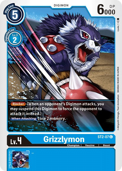 Grizzlymon [ST-2 - ST2-07 C]