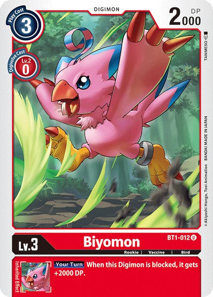 Biyomon - BT1-012 [BT01-03A - BT1-012 U]