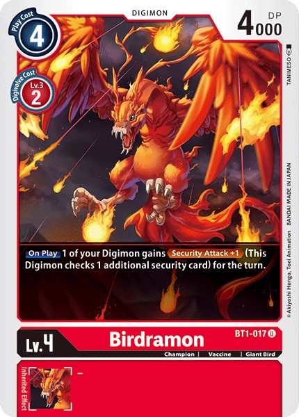 Birdramon - BT1-017 [BT01-03A - BT1-017 U]