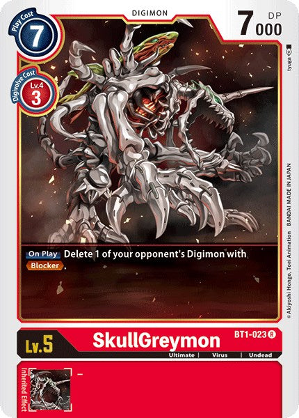 SkullGreymon [BT01-03A - BT1-023 R]