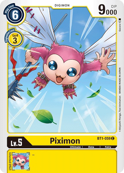 Piximon [BT01-03A - BT1-059 C]