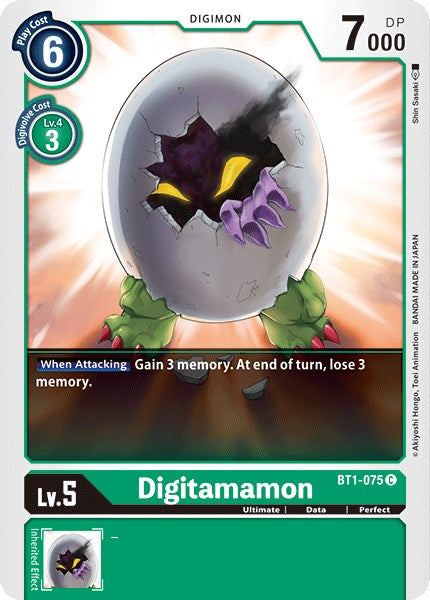 Digitamamon [BT01-03A - BT1-075 C]