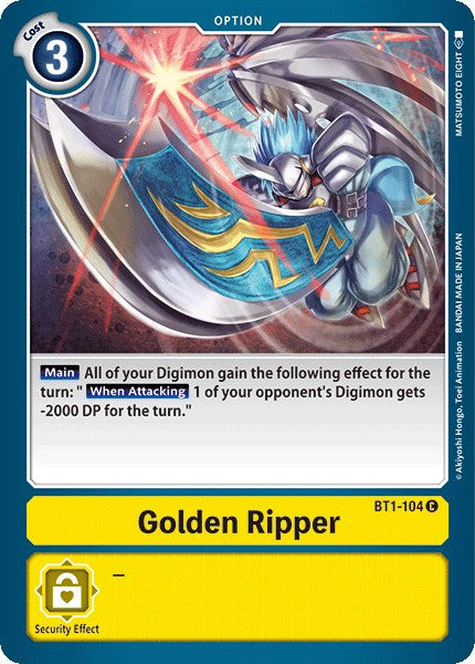 Golden Ripper [BT01-03A - BT1-104 C]