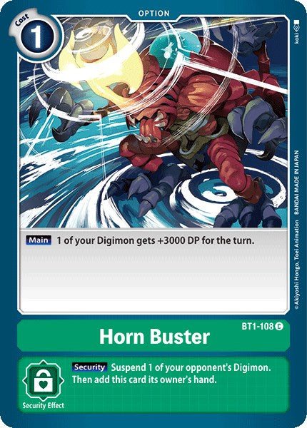 Horn Buster [BT01-03A - BT1-108 C]