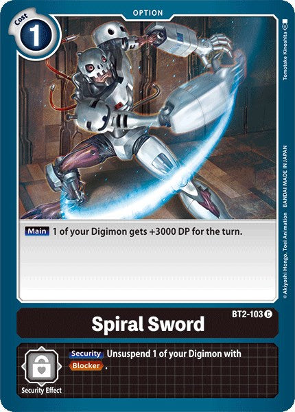 Spiral Sword [BT01-03A - BT2-103 C]
