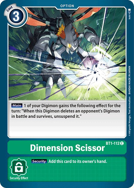 Dimension Scissor [BT01-03A - BT1-112 C]