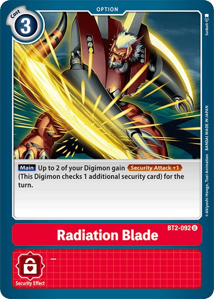 Radiation Blade [BT01-03A - BT2-092 U]