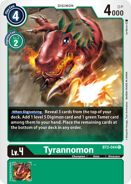 Tyrannomon - BT2-044 [BT01-03A - BT2-044 C]