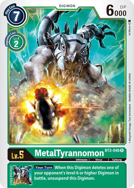 MetalTyrannomon - BT2-046 [BT01-03A - BT2-046 R]