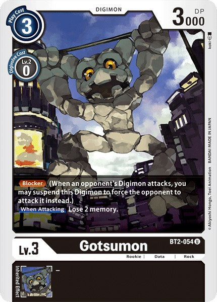 Gotsumon [BT01-03A - BT2-054 U]
