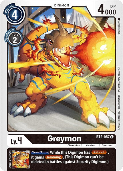 Greymon - BT2-057 [BT01-03A - BT2-057 C]