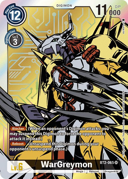 WarGreymon - BT2-065 (Alternate Art) [BT01-03A - BT2-065 SR]