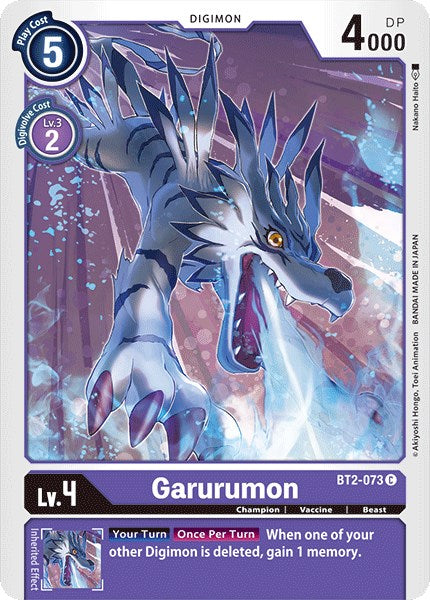 Garurumon - BT2-073 [BT01-03A - BT2-073 C]