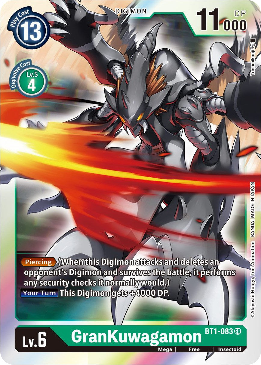 GranKuwagamon [BT01-03B - BT1-083 SR]