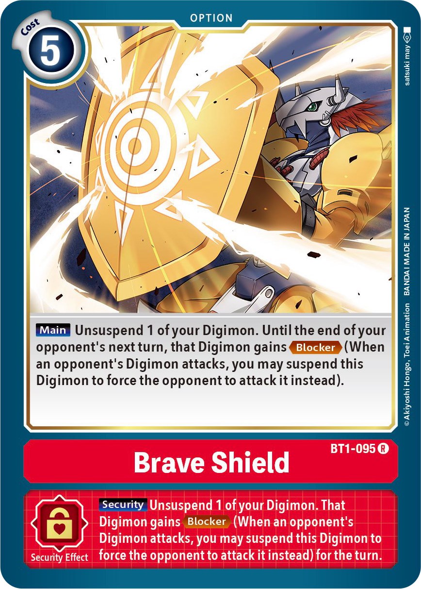 Brave Shield [BT01-03B - BT1-095 R]