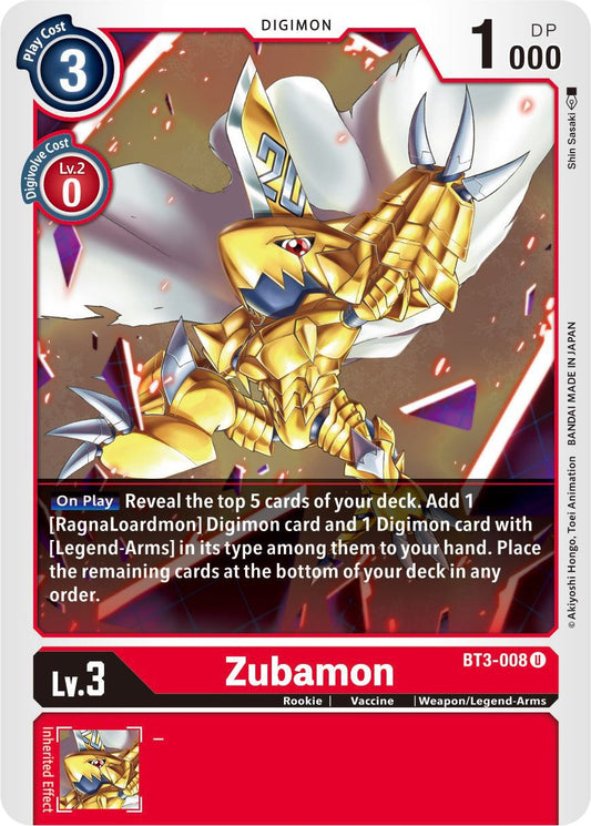 Zubamon [BT01-03B - BT3-008 U]