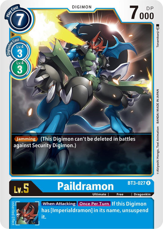 Paildramon [BT01-03B - BT3-027 R]