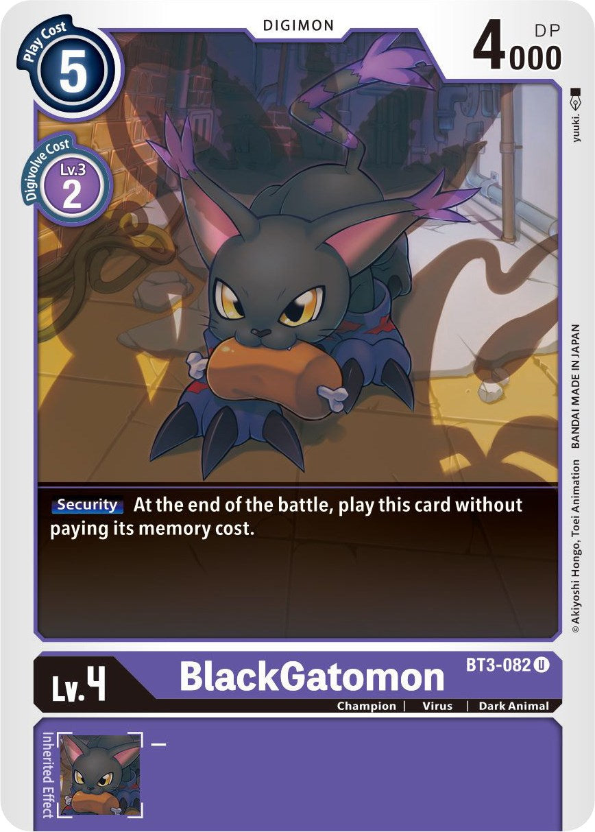 BlackGatomon [BT01-03B - BT3-082 U]