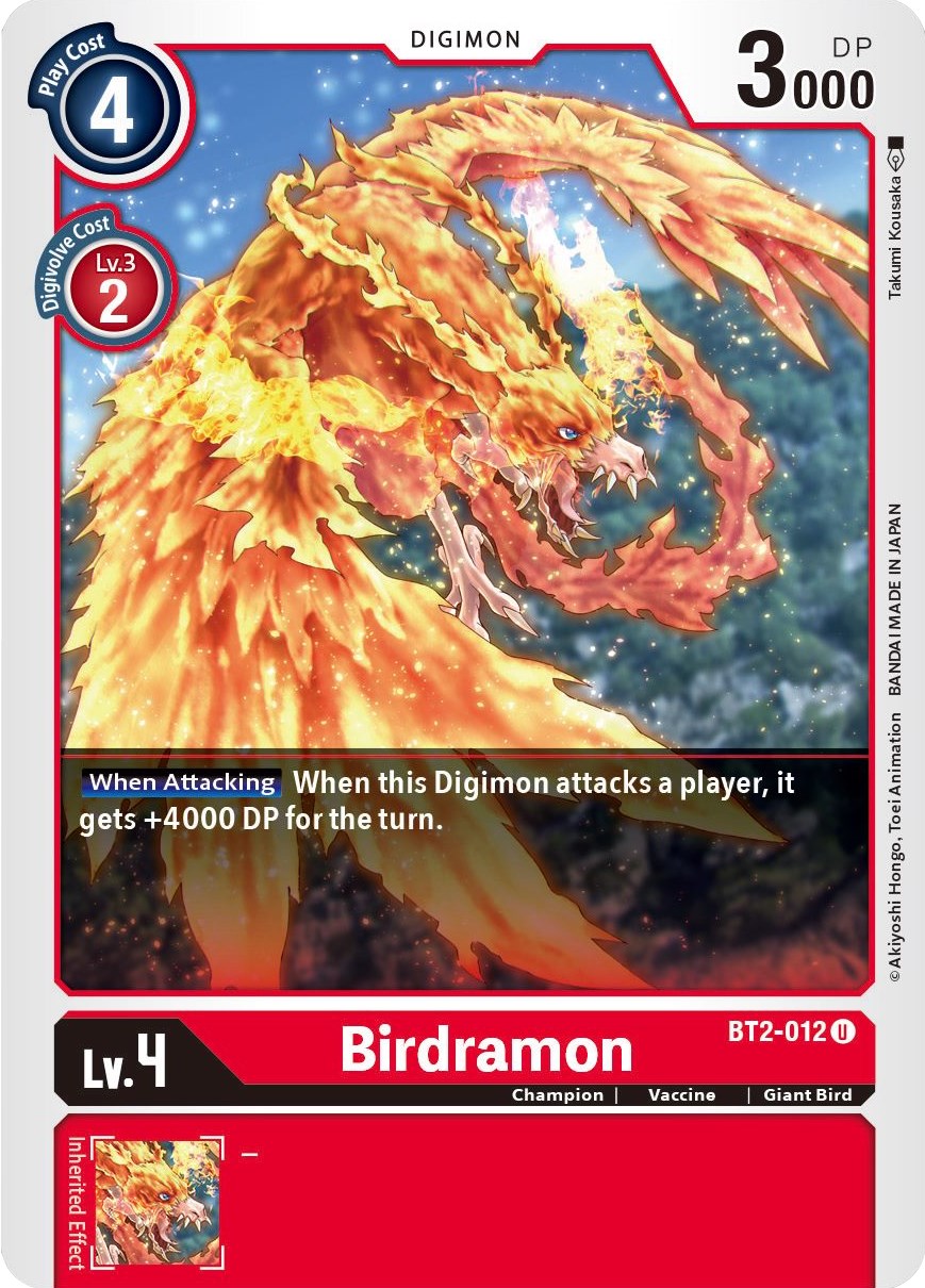 Birdramon - BT2-012 [BT01-03B - BT2-012 U]