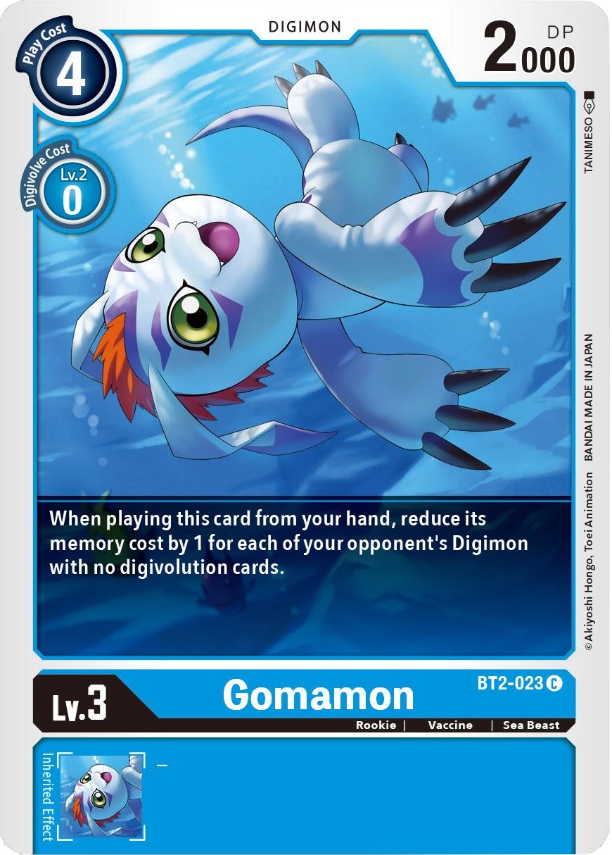 Gomamon - BT2-023 [BT01-03B - BT2-023 C]