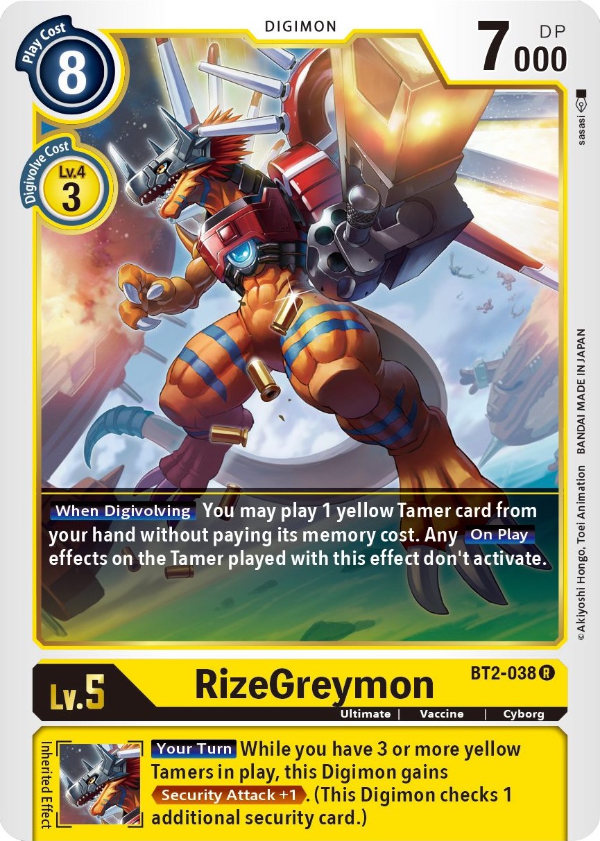 RizeGreymon [BT01-03B - BT2-038 R]
