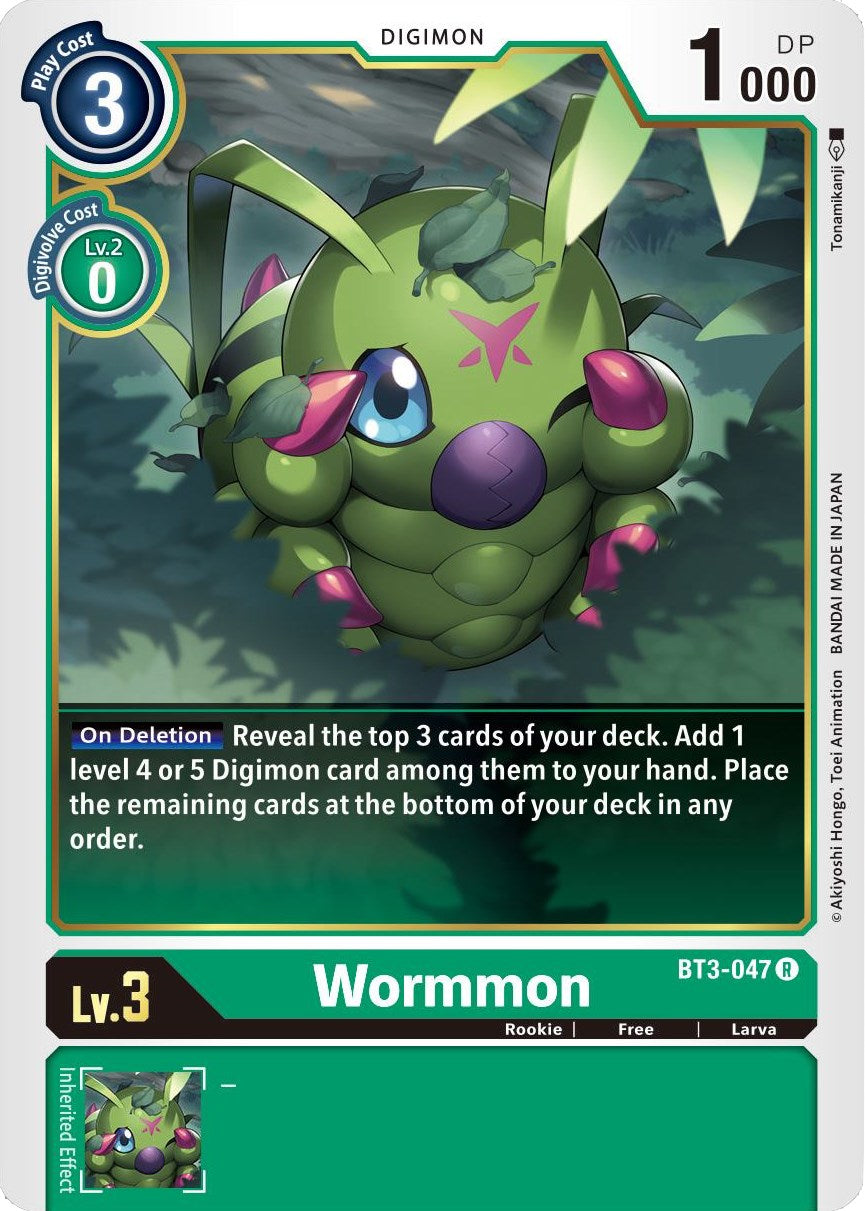 Wormmon [BT01-03B - BT3-047 R]