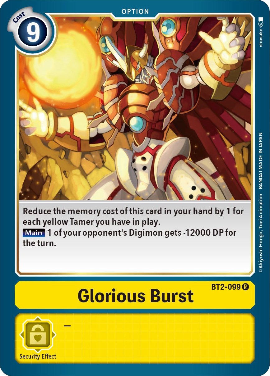 Glorious Burst [BT01-03B - BT2-099 R]