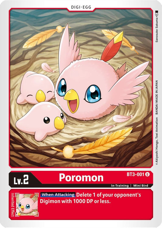 Poromon [BT01-03B - BT3-001 U]