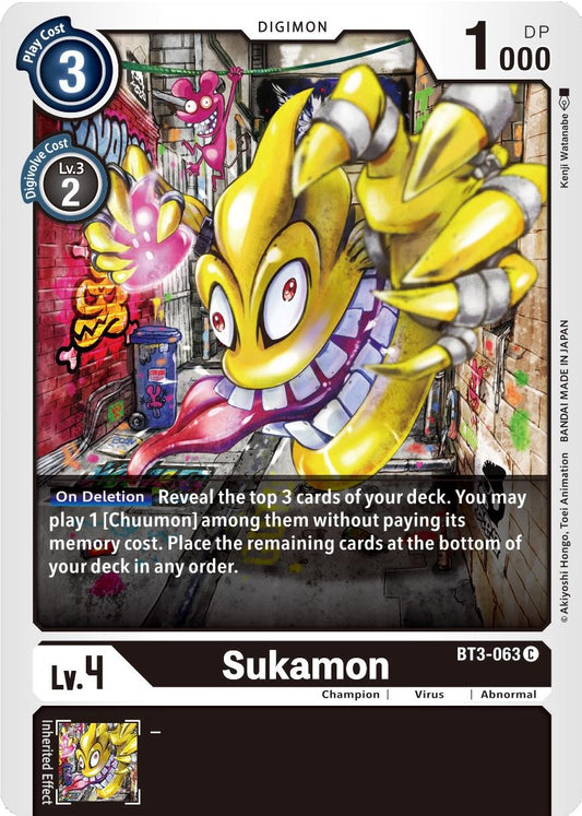 Sukamon [BT01-03B - BT3-063 C]