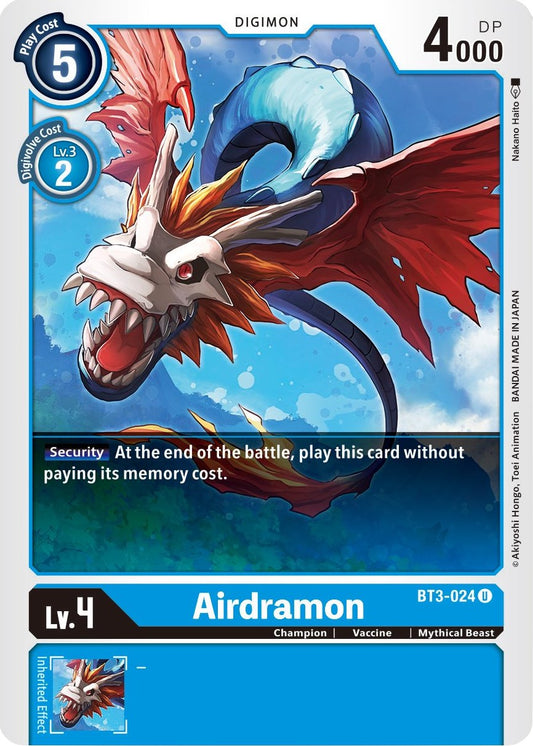 Airdramon [BT01-03B - BT3-024 U]