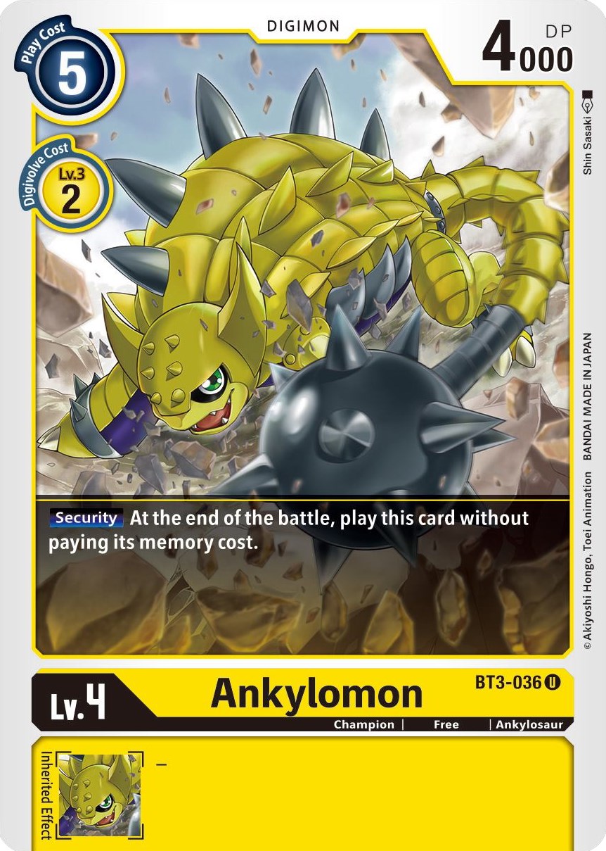 Ankylomon [BT01-03B - BT3-036 U]