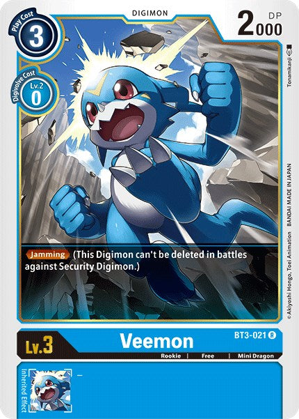 Veemon - BT3-021 [BT01-03B - BT3-021 R]