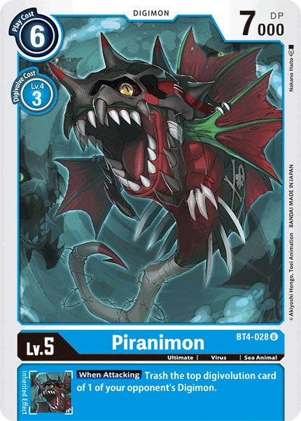 Piranimon [BT04 - BT4-028 U]