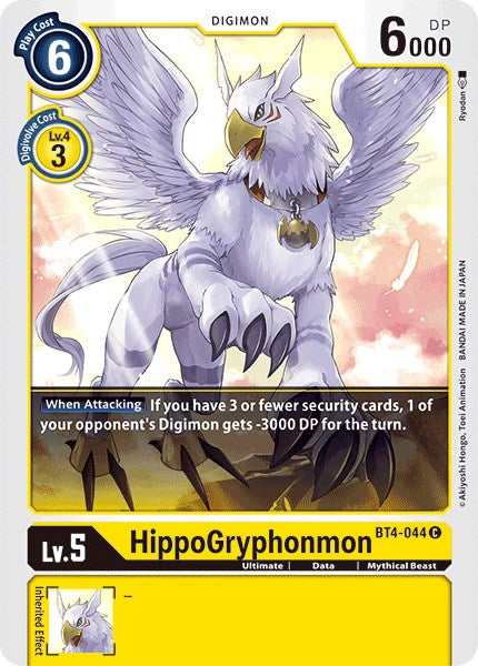 HippoGryphonmon [BT04 - BT4-044 C]