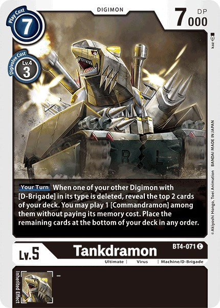 Tankdramon [BT04 - BT4-071 C]