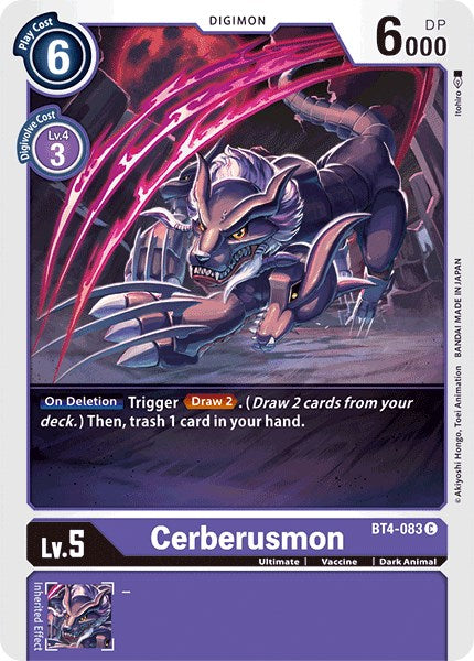 Cerberusmon [BT04 - BT4-083 C]