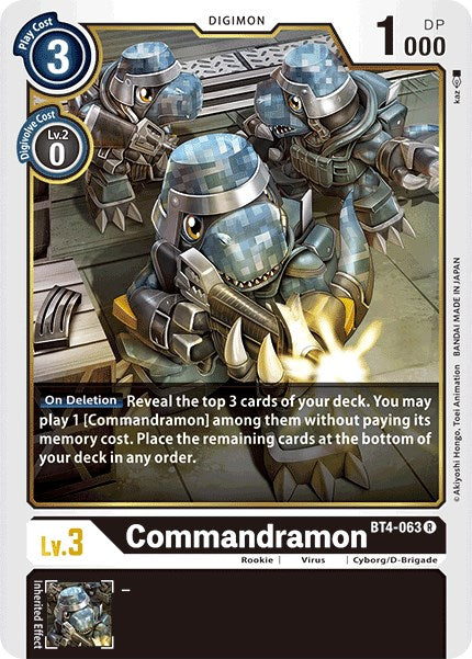 Commandramon [BT04 - BT4-063 R]