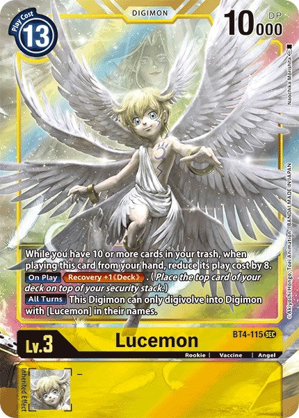 Lucemon (Alternate Art) [BT04 - BT4-115 SEC]
